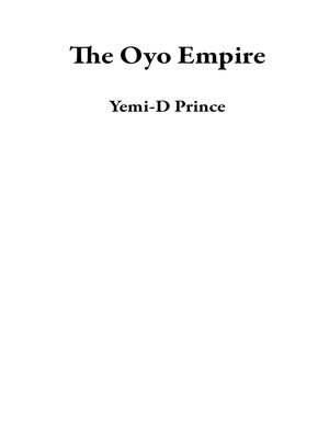 cover image of The Oyo Empire